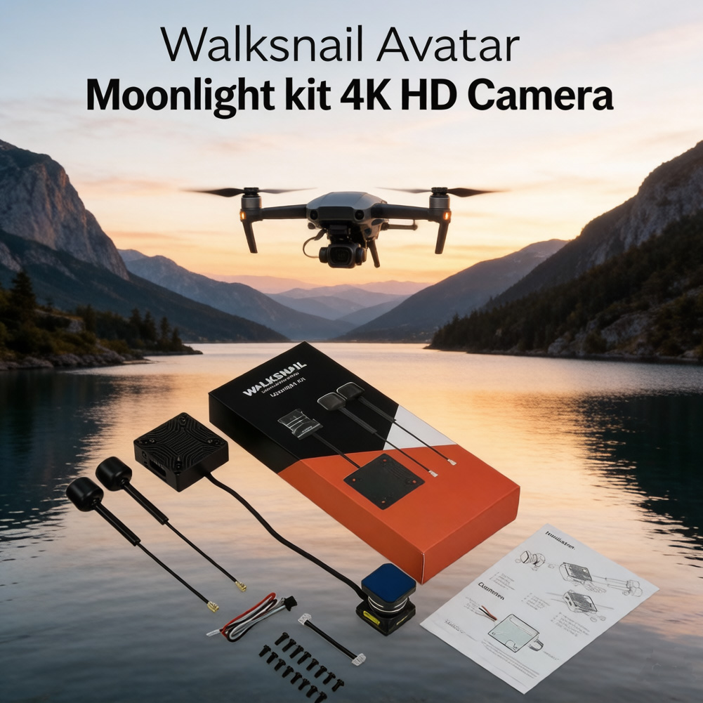 Walksnail Avatar Hd Moonlight Kit 4K - Kit Caddx Walksnail Avatar Moonlight com