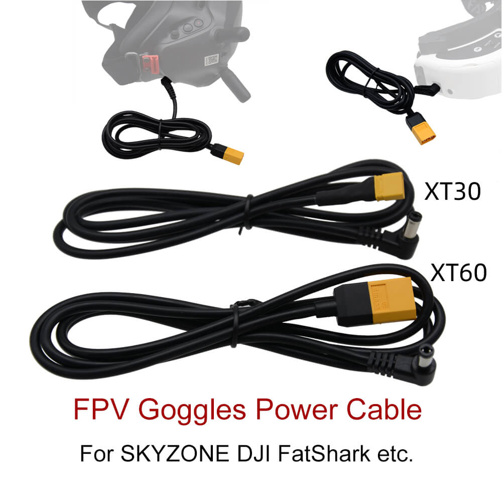 Skyzone Sky04X Pro Oled Fpv Goggles - Cabo de alimentação para óculos fpv,