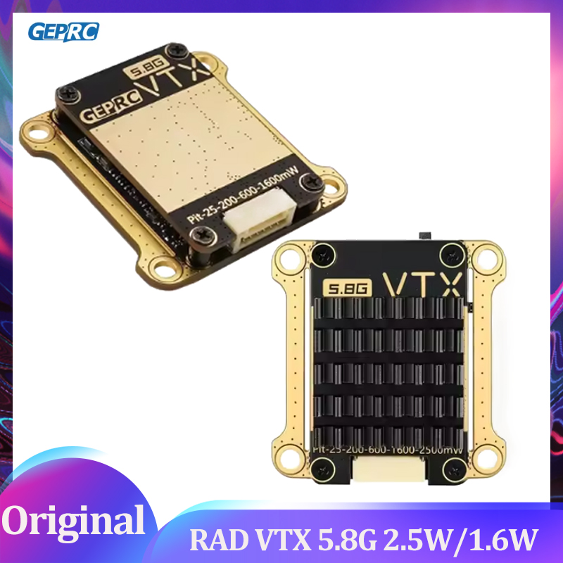 Geprc Rad Vtx 5.8G 2.5W - Transmissor de Vídeo Ajustável GEPRC RAD
