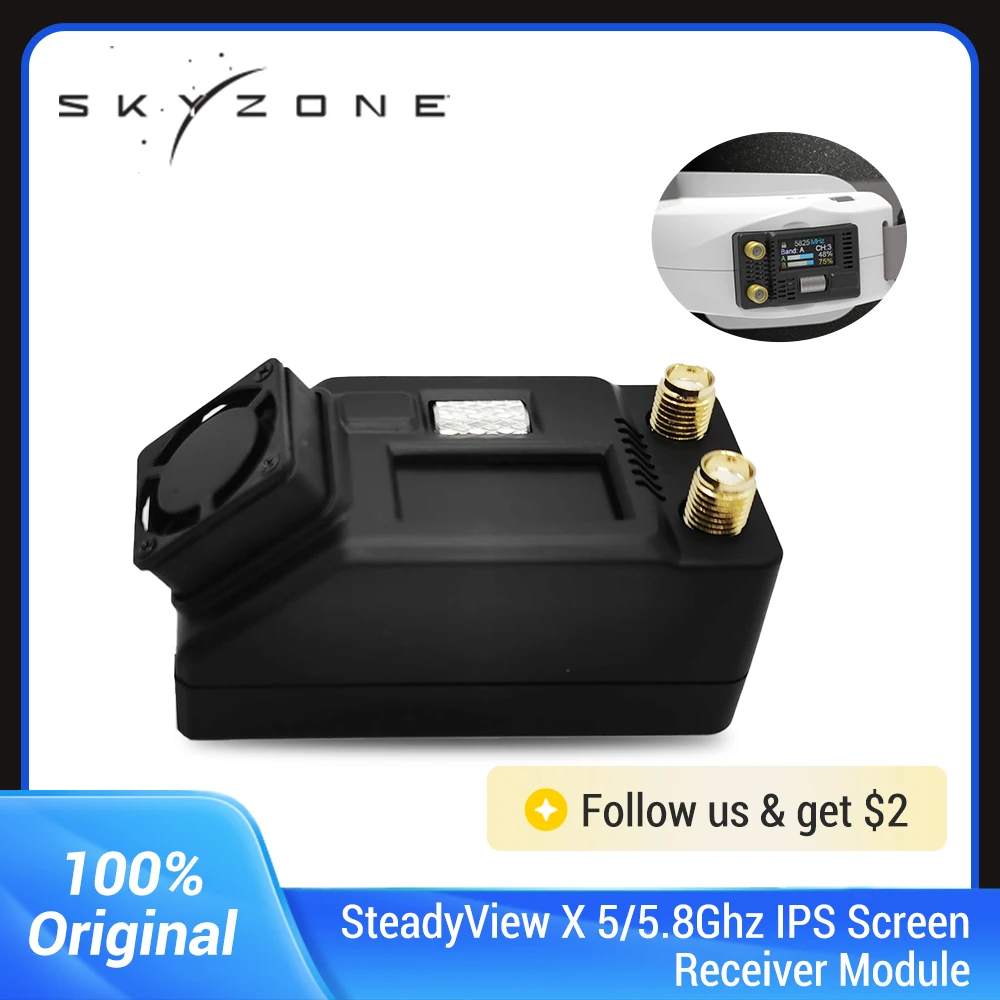 Skyzone Steadyview X Receiver Module - Módulo Receptor Skyzone SteadyView X 5Ghz