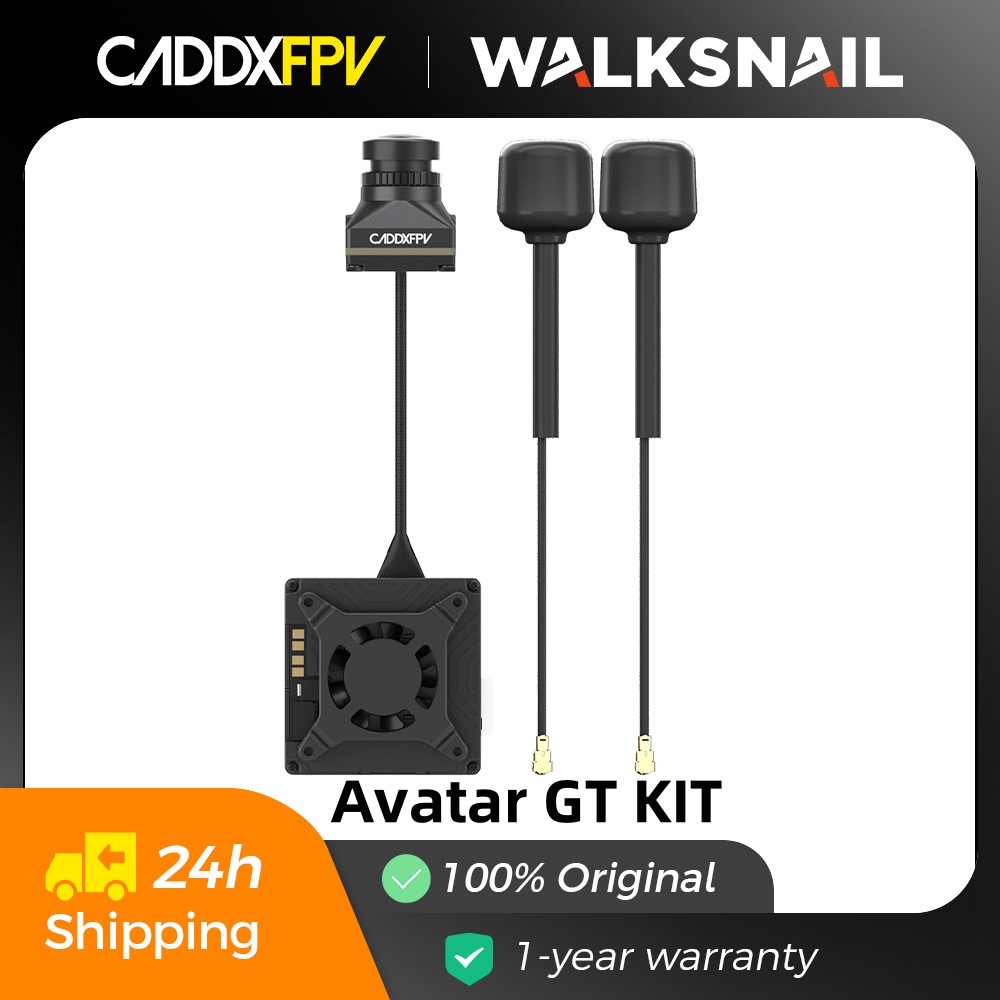 Walksnail Avatar Gt Kit 2W Vtx - CaddxFPV Walksnail Avatar GT KIT (Apenas