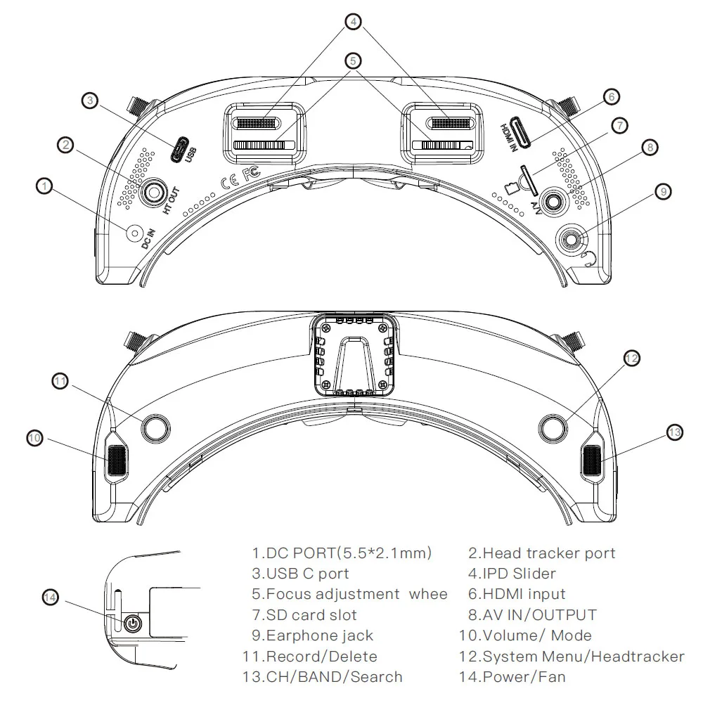 Óculos FPV Skyzone Sky04X Pro  - Skyzone Sky04X Pro Oled Fpv Goggles avaliação e preço