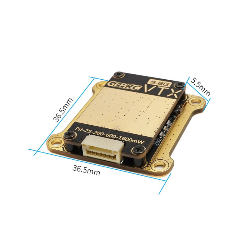 Transmissor de Vídeo FPV RC GE - Geprc Rad Vtx 5.8G 2.5W avaliação e preço