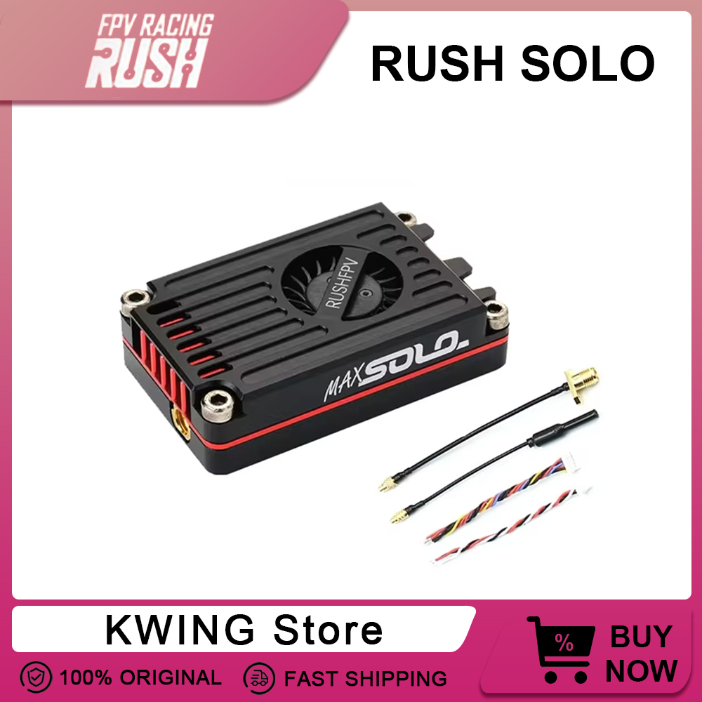 RUSH MAX SOLO 5.8GHz 2.5W VTX  - Rushfpv Rush Max Solo 5.8G 2.5W Vtx avaliação e preço
