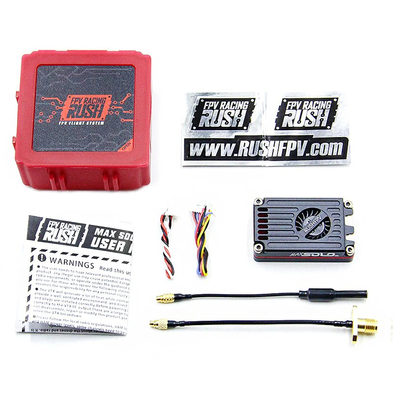 RUSH MAX SOLO 5.8GHz 2.5W VTX  - Rushfpv Rush Max Solo 5.8G 2.5W Vtx avaliação e preço