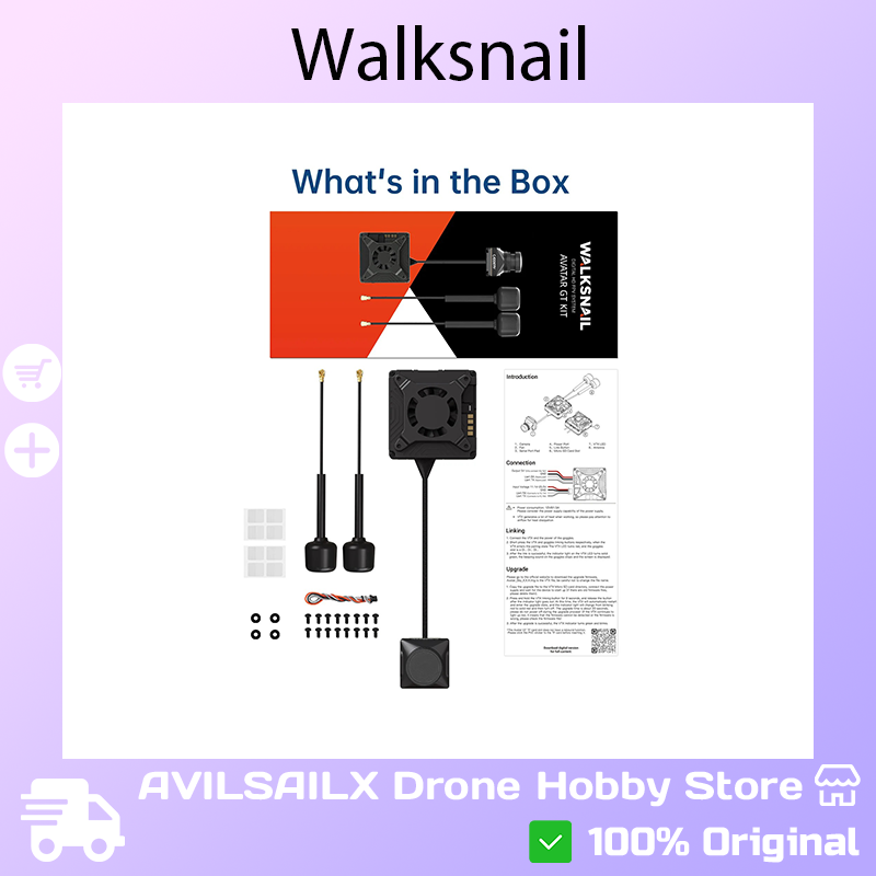 Kit FPV Walksnail Avatar GT Ma - Walksnail Avatar Gt Kit 2W Vtx avaliação e preço