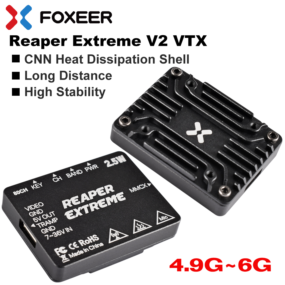 Transmissor de Vídeo FPV Foxee - Foxeer Reaper Extreme 2.5W Vtx avaliação e preço