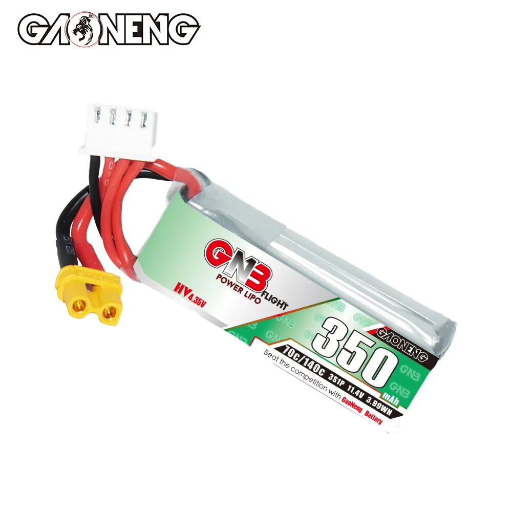 Bateria LiPo Gaoneng GNB 350mA - Walksnail Avatar Hd Goggles X avaliação e preço