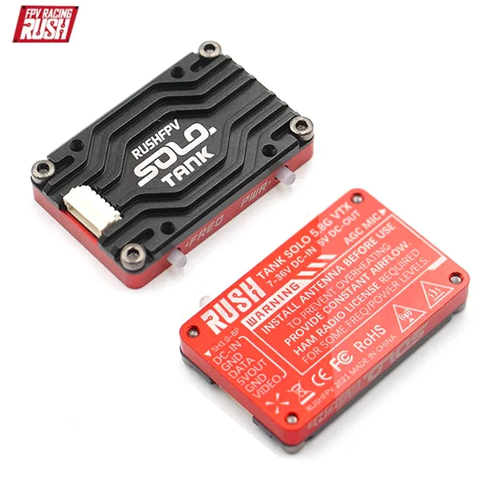 RushFPV Rush FPV Max Solo 2.5W - Rushfpv Rush Max Solo 5.8G 2.5W Vtx avaliação e preço