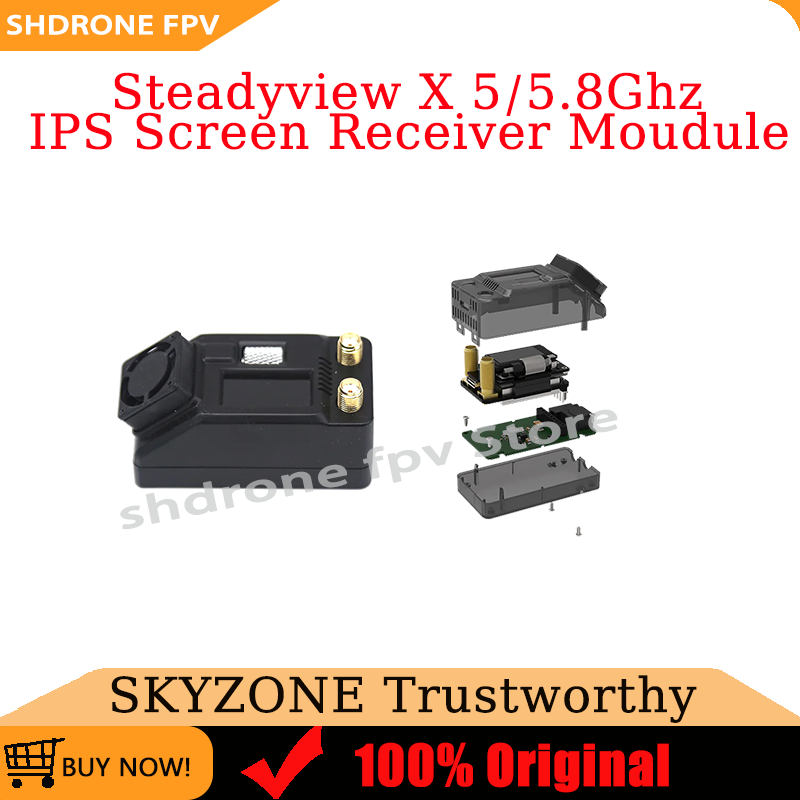 Novo módulo receptor de tela s - Skyzone Steadyview X Receiver Module avaliação e preço