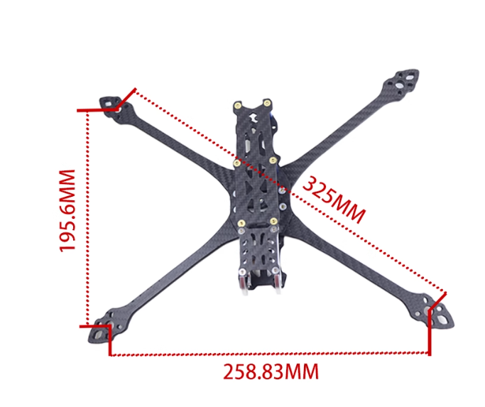 MAK5 MK5 Quadro de Carro RC de - Geprc Rad Vtx 5.8G 2.5W avaliação e preço