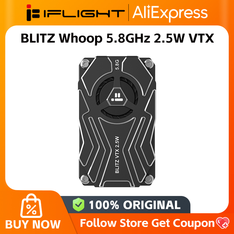 IFlight BLITZ Whoop 5.8G/4.9G  - Iflight Blitz 1.6W 5.8G Vtx avaliação e preço