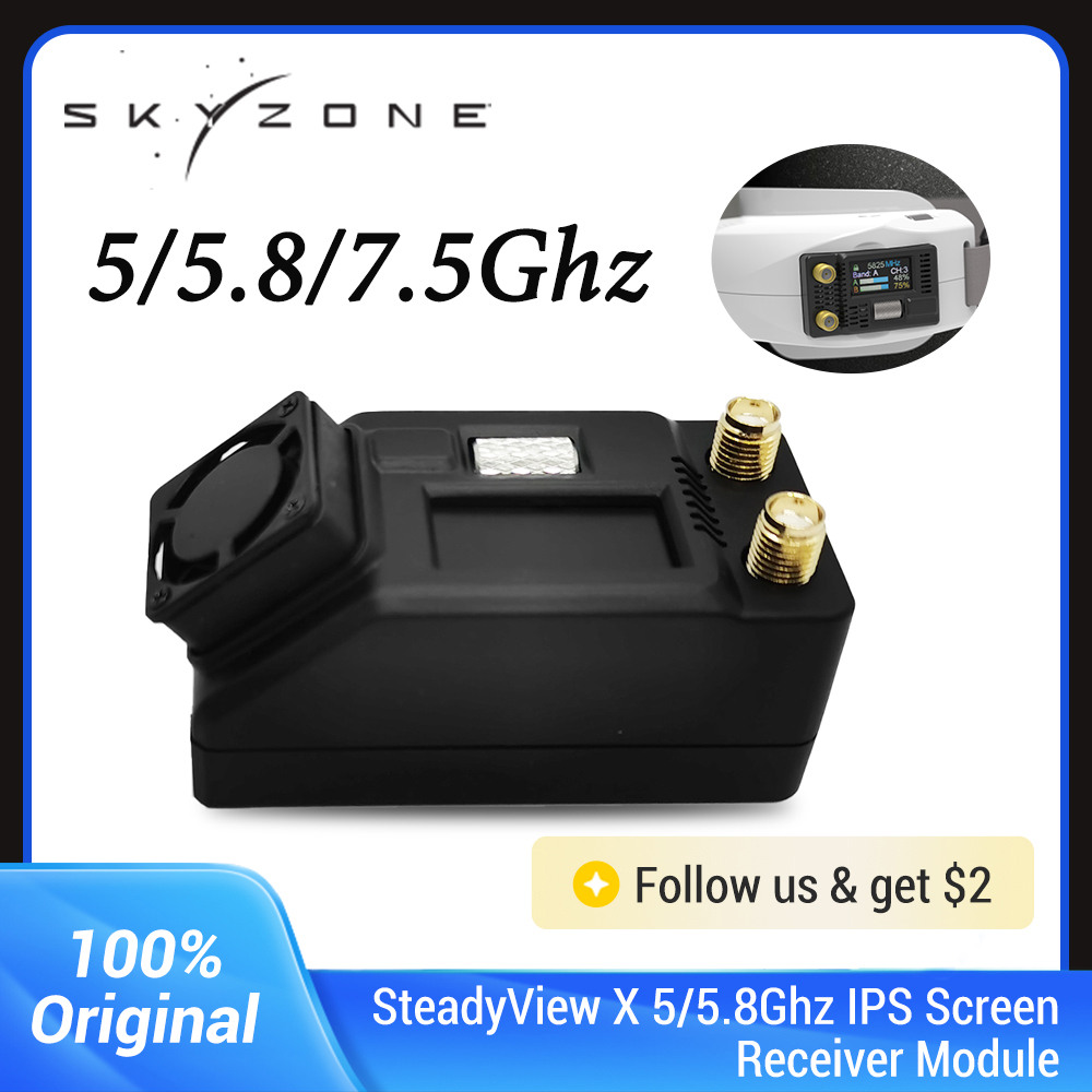 Skyzone-Tela IPS Módulo Recept - Skyzone Steadyview X Receiver Module avaliação e preço