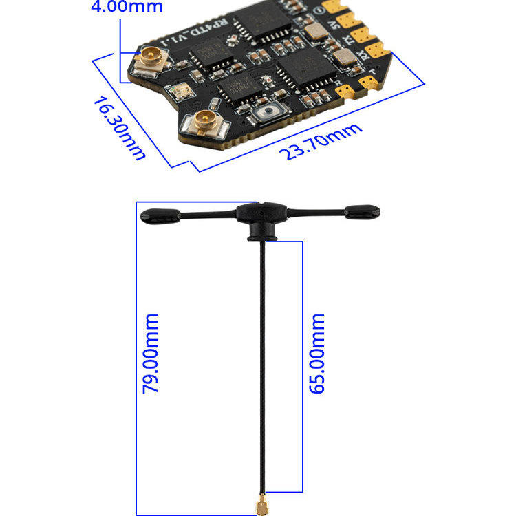 Receptor RadioMaster RP4TD Exp - Foxeer Reaper Extreme 2.5W Vtx avaliação e preço