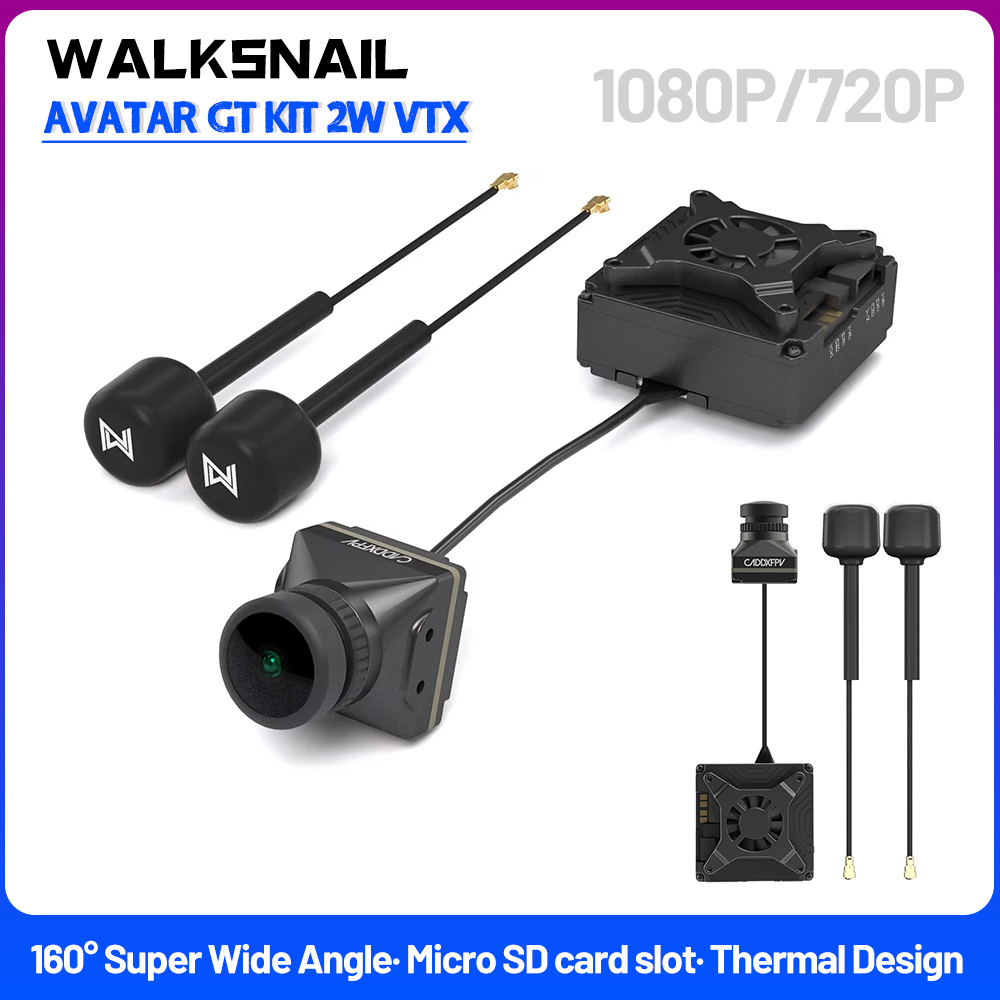 Walksnail Avatar GT KIT 2W VTX - Walksnail Avatar Gt Kit 2W Vtx avaliação e preço