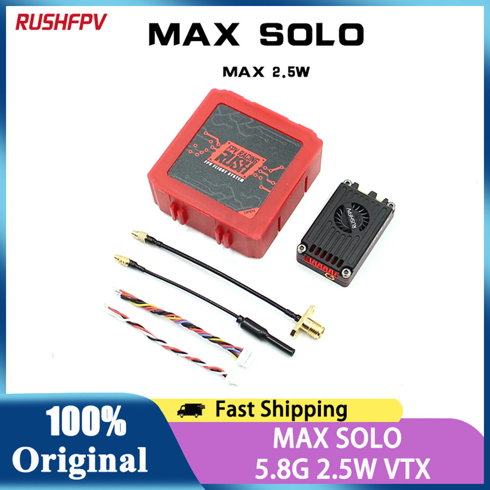 RUSHFPV RUSH MAX SOLO 5.8GHz 2 - Rushfpv Rush Max Solo 5.8G 2.5W Vtx avaliação e preço